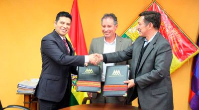 Cooperation Agreement between COMIBOL and The Chamber of Mines