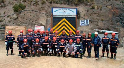 Colquiri mining complex receives technical visit from our institution