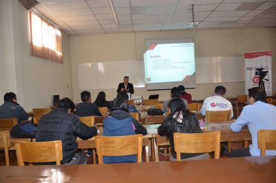 Training course at Universidad Técnica de Oruro