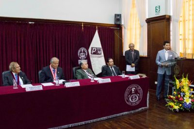 UNI Incoming students: The Chamber of Mines of Peru participated in ceremony
