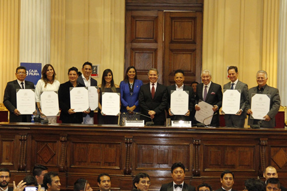 Congress of the Republic recognizes the work of main national artists