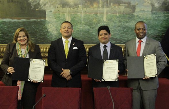 The Andean Parliament and The Chamber of Mines regarding virtual education