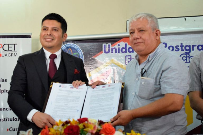 Cooperation agreement between UAGRM and our institution