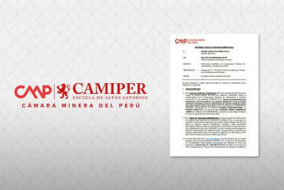 The Chamber of Mines of Peru working hand in hand with Public Institutions