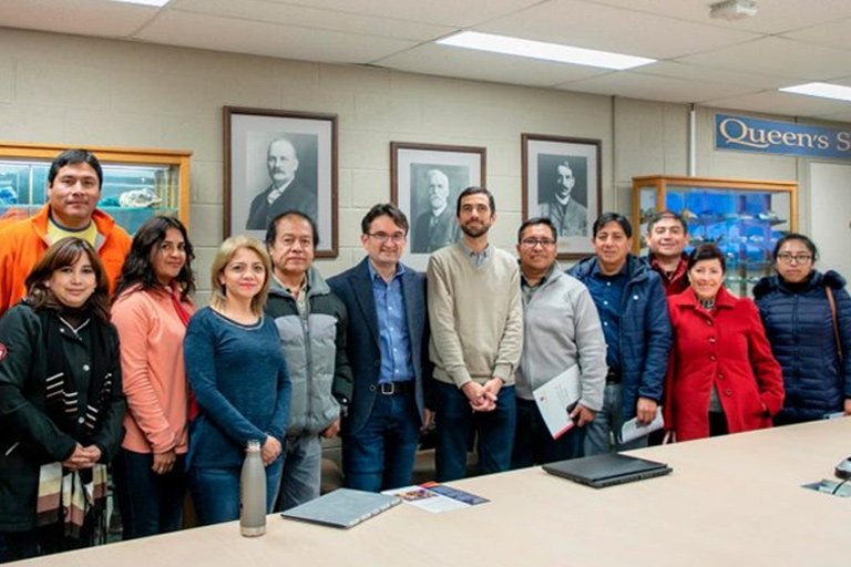 Delegation of the Chamber of Mines of Peru visiting Canadian Universities